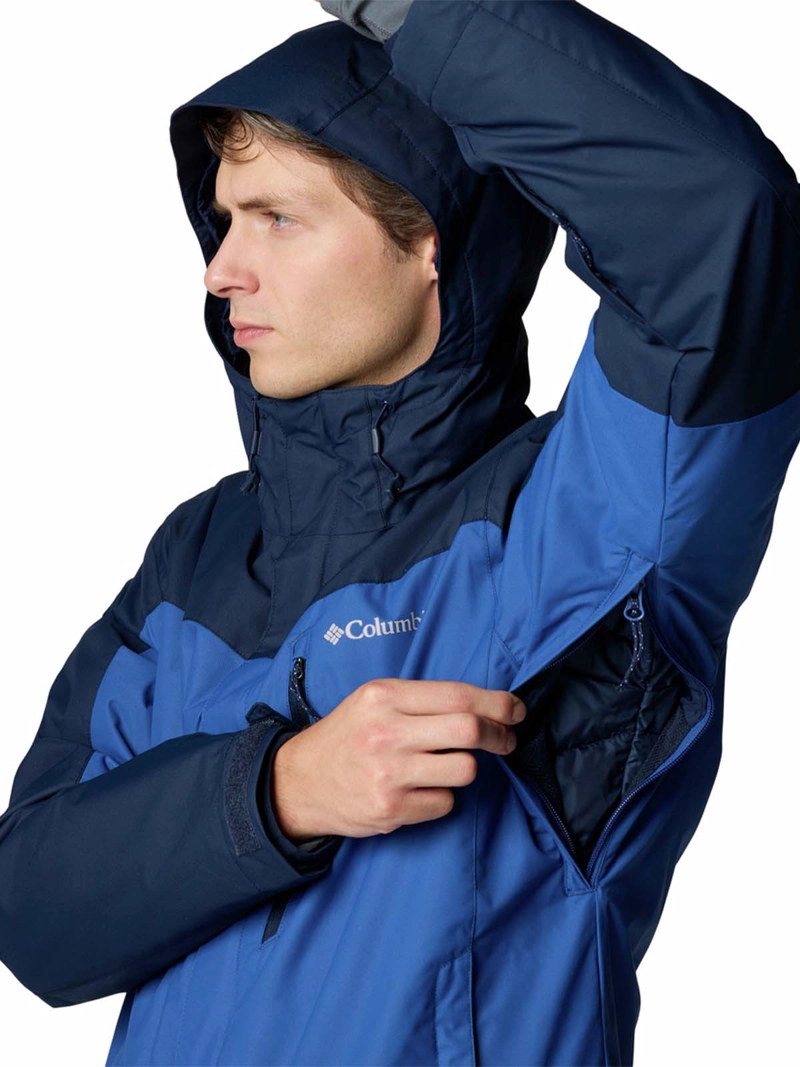 PARKA IMPERMEABLE HOMBRE WHIRLIBIRD V SKI AZUL COLUMBIA - 7