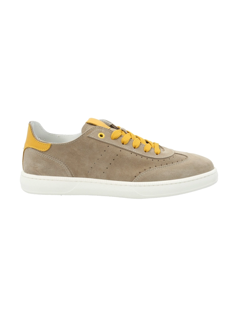 ZAPATILLA CUERO HOMBRE XAVI BEIGE OSCURO ROCKFORD - 1