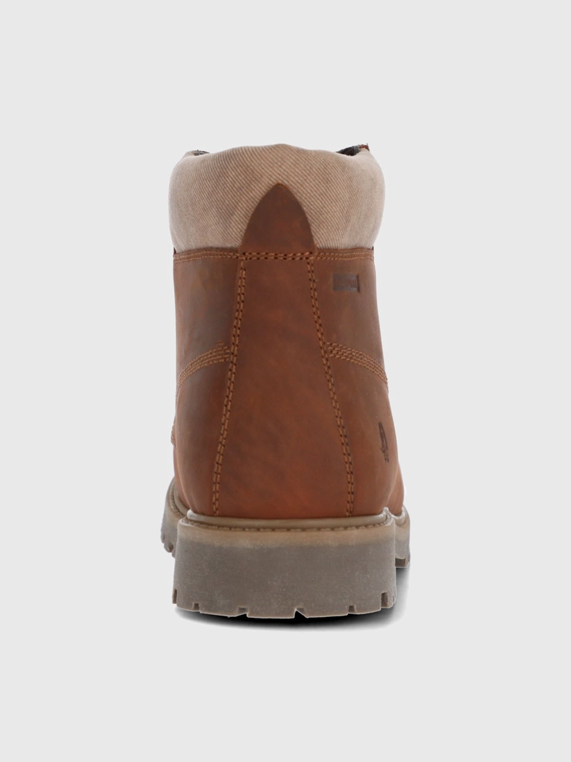 BOTIN CUERO HOMBRE NEGAM CAFE  HUSH PUPPIES - 7