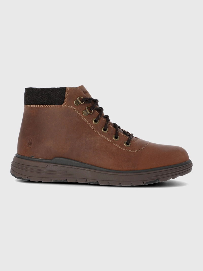 BOTIN CUERO HOMBRE JORANO CAFE  HUSH PUPPIES - 2