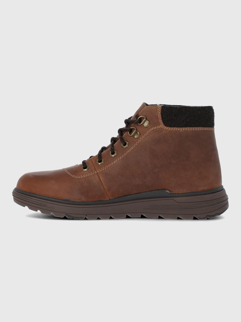 BOTIN CUERO HOMBRE JORANO CAFE  HUSH PUPPIES - 5