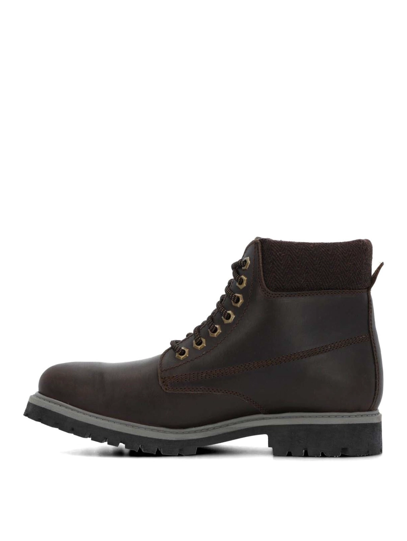 BOTIN CUERO HOMBRE NEGAM CAFE  HUSH PUPPIES - 5