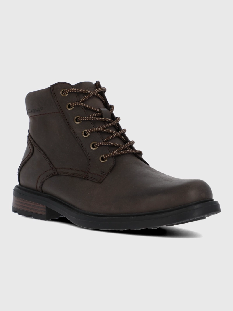 BOTIN CUERO HOMBRE QUERO CAFE  OSCURO HUSH PUPPIES - 1