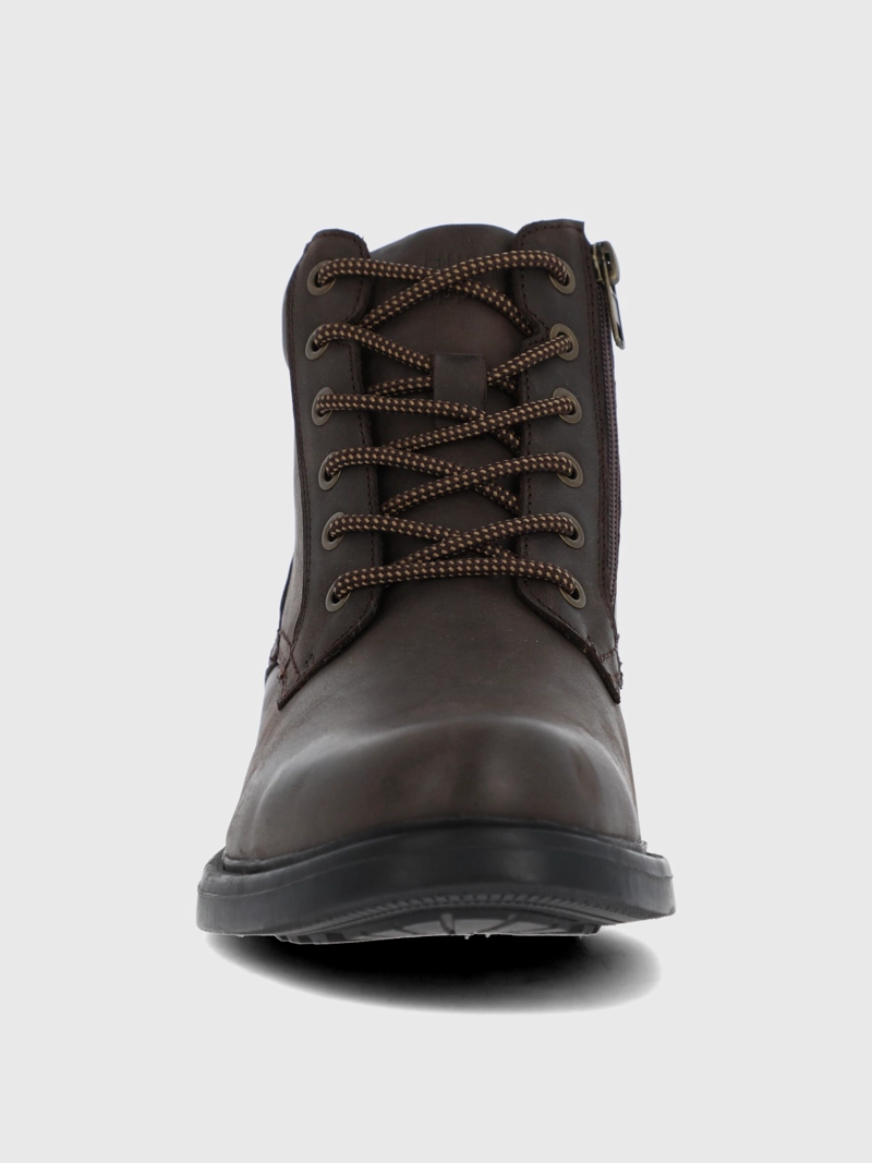 BOTIN CUERO HOMBRE QUERO CAFE  OSCURO HUSH PUPPIES - 4