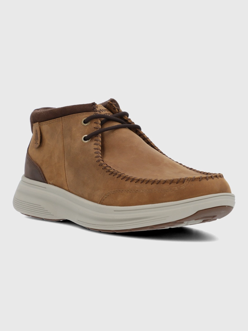 BOTIN CUERO HOMBRE MONTARO CAFE  HUSH PUPPIES - 1