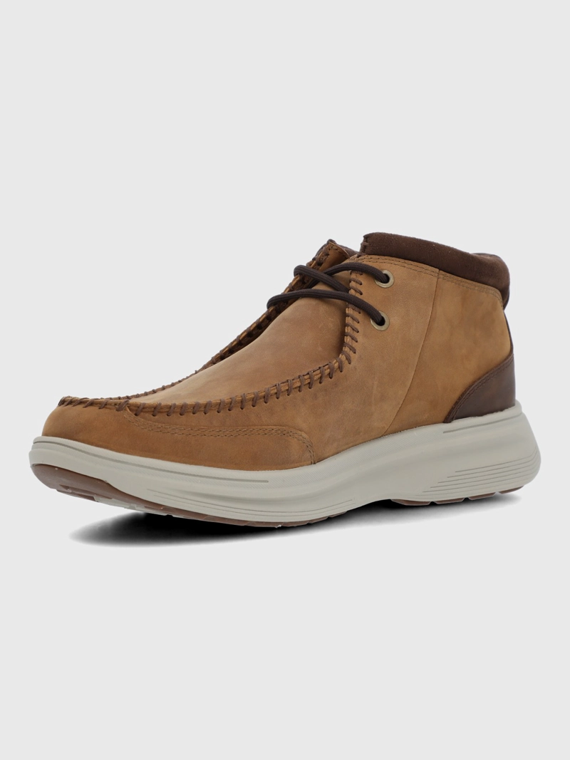 BOTIN CUERO HOMBRE MONTARO CAFE  HUSH PUPPIES - 6