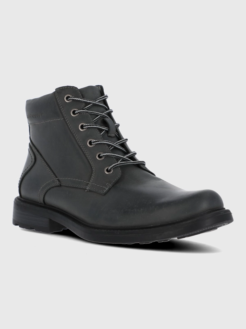 BOTIN CUERO HOMBRE QUERO GRIS HUSH PUPPIES - 1