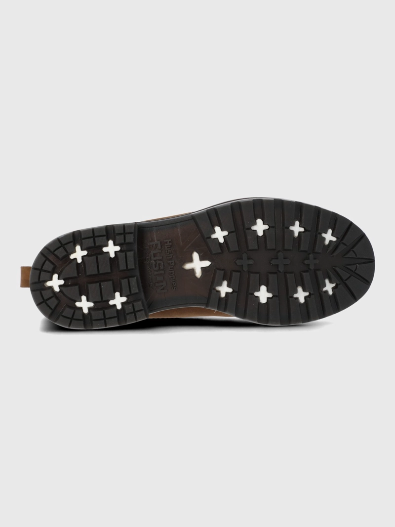 BOTA CUERO HOMBRE DETROIT II CAFE  HUSH PUPPIES - 8
