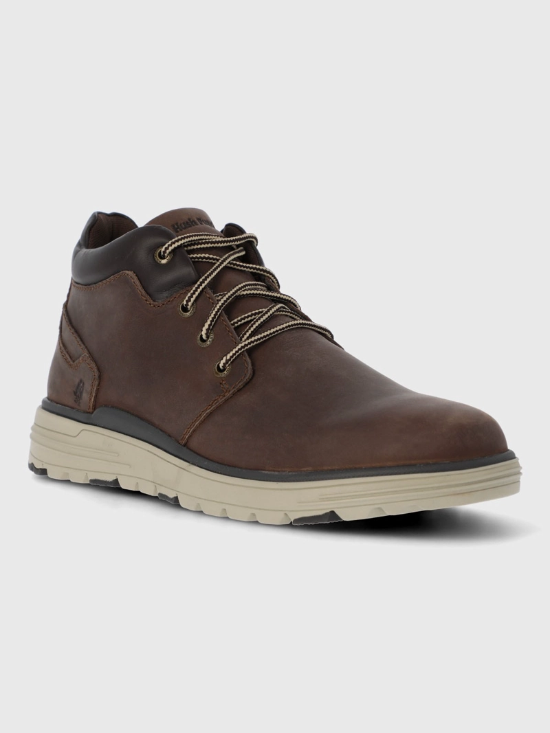 BOTIN CUERO HOMBRE WILLIAM CAFE  HUSH PUPPIES - 1