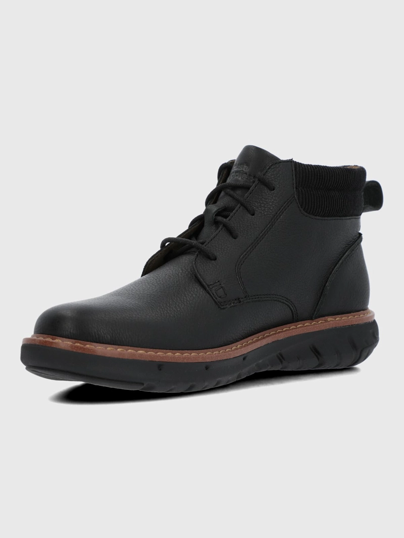 BOTIN CUERO HOMBRE SMART LACE BOOT NEGRO HUSH PUPPIES - 6