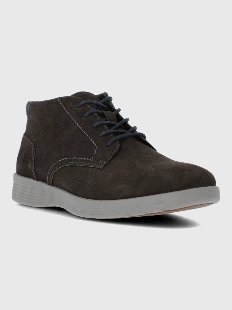 BOTIN CUERO HOMBRE SPINAL CITY GRIS HUSH PUPPIES - 1