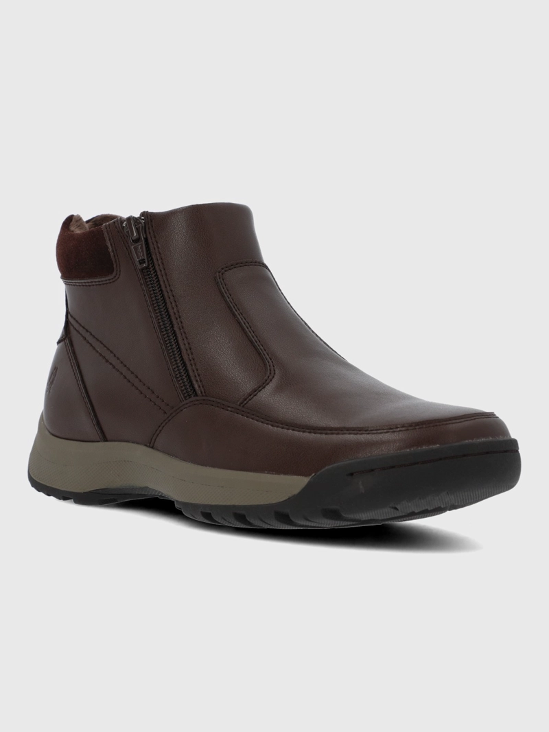BOTIN CUERO HOMBRE CHIEF CAFE  HUSH PUPPIES - 1