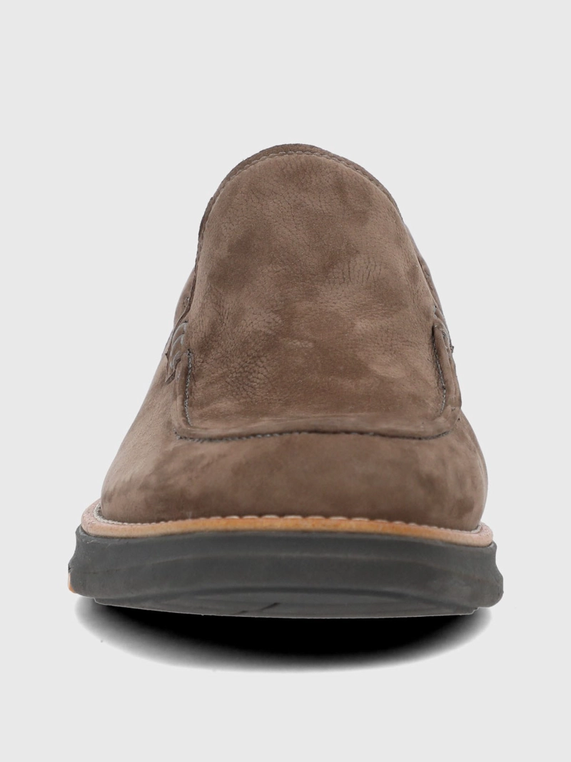 MOCASIN CUERO HOMBRE SAMAR CAFE  HUSH PUPPIES - 4