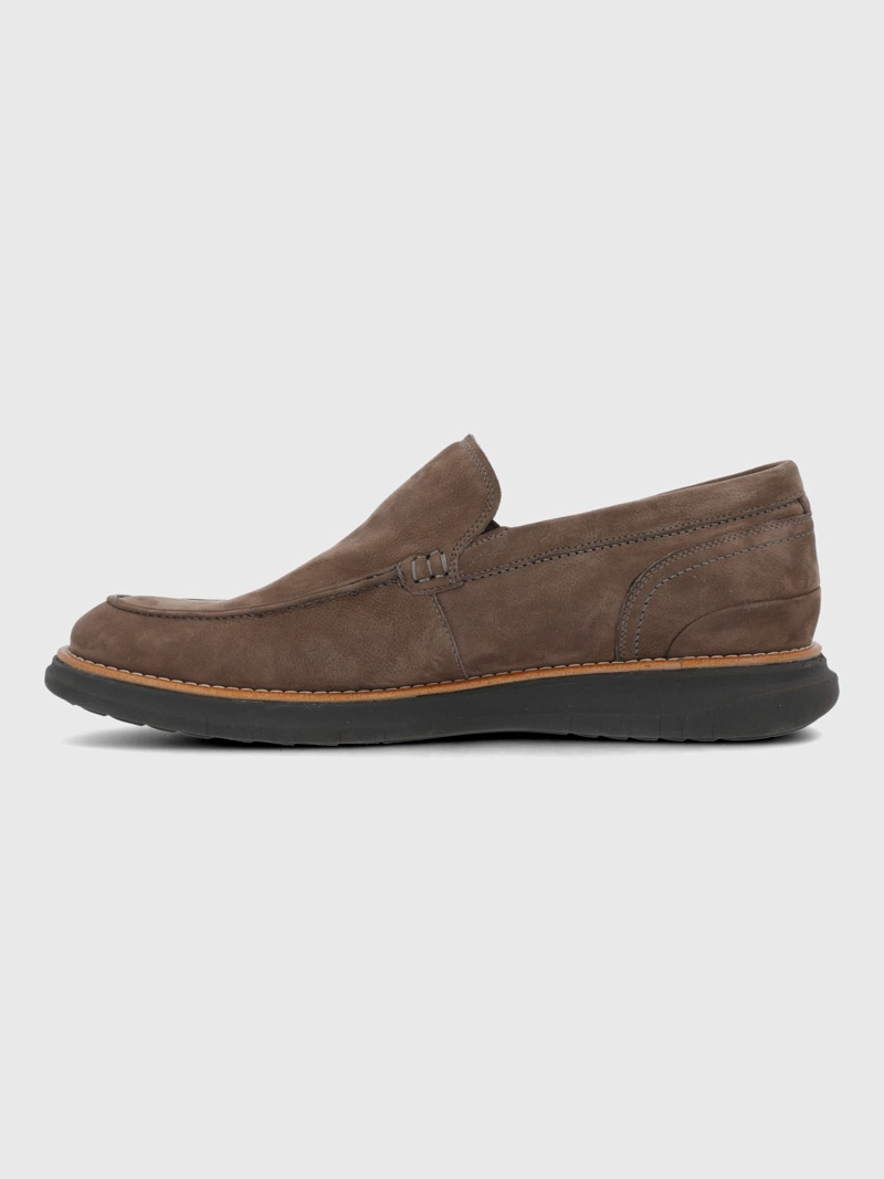 MOCASIN CUERO HOMBRE SAMAR CAFE  HUSH PUPPIES - 5