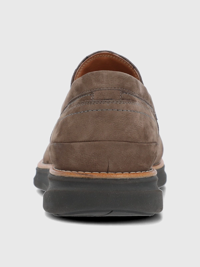 MOCASIN CUERO HOMBRE SAMAR CAFE  HUSH PUPPIES - 7