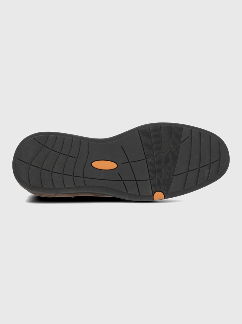 MOCASIN CUERO HOMBRE SAMAR CAFE  HUSH PUPPIES - 8