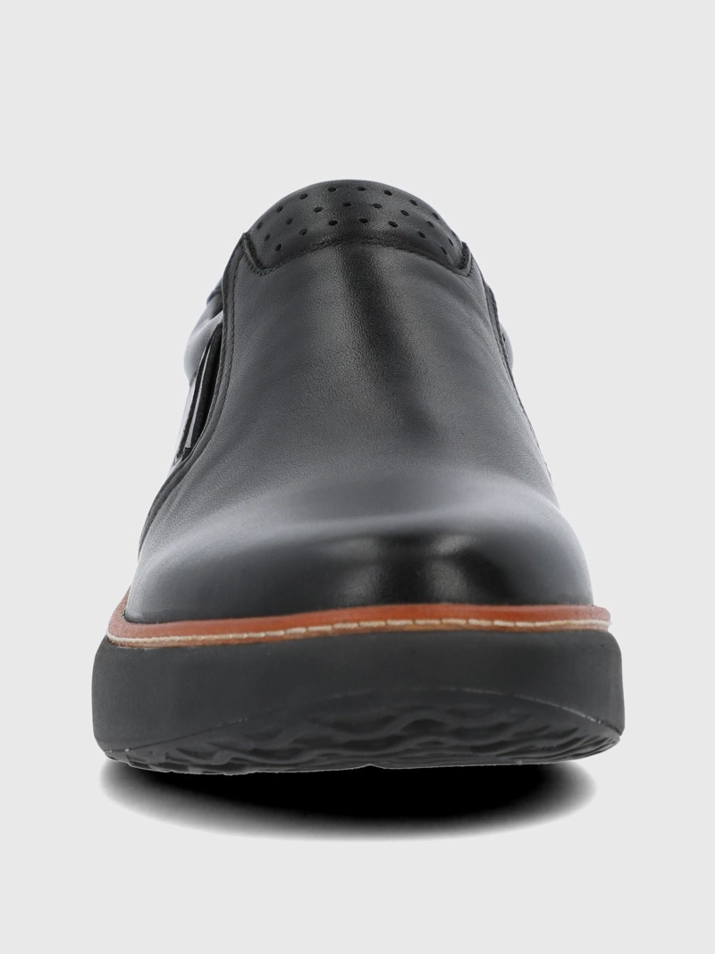 SLIP ON CUERO HOMBRE LITE G NEGRO HUSH PUPPIES - 1
