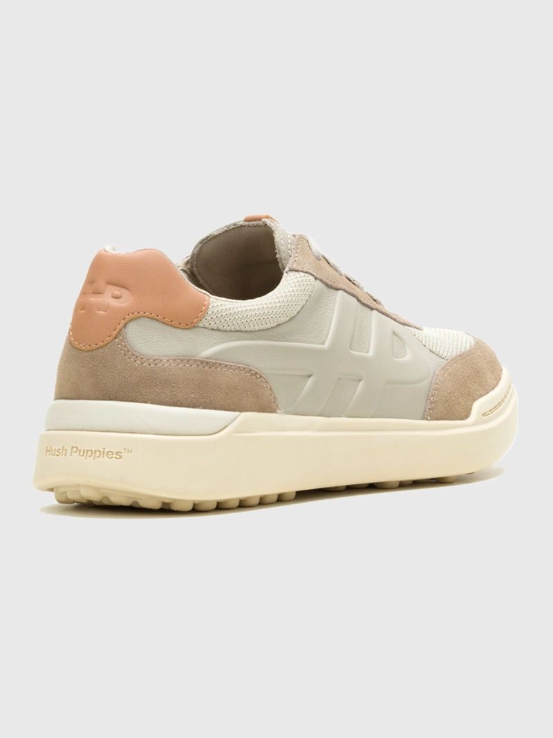ZAPATILLA CUERO HOMBRE WES HP BEIGE HUSH PUPPIES - 4