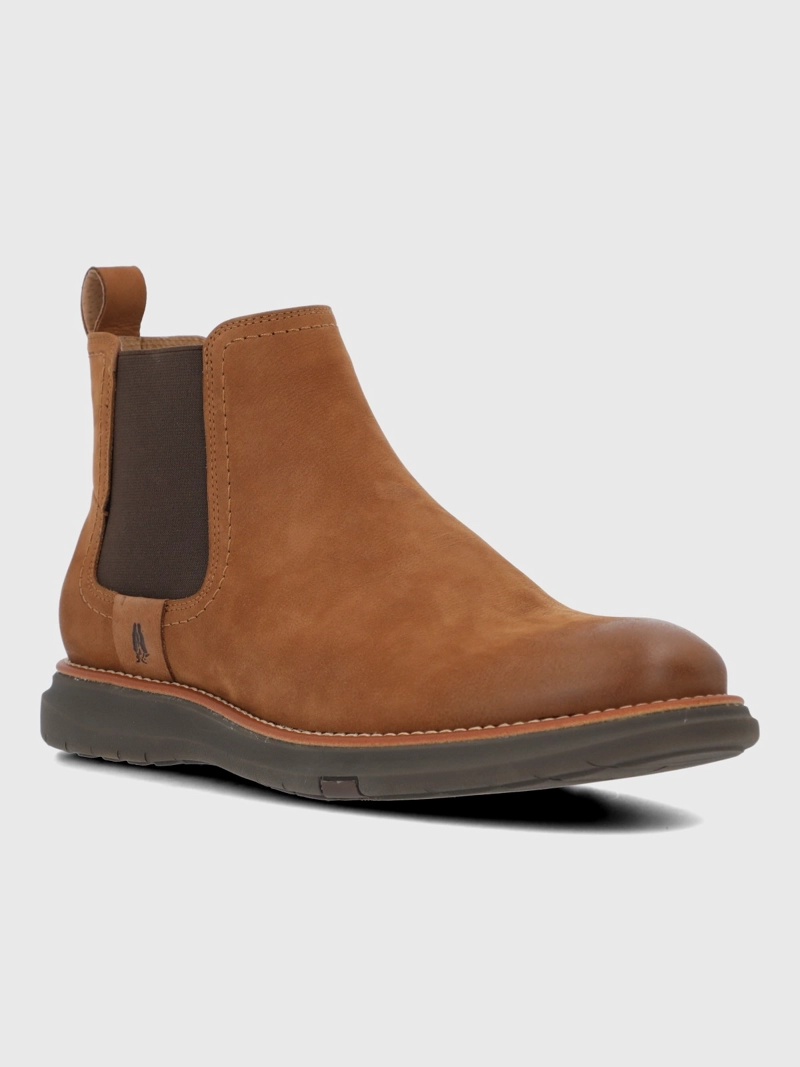 BOTIN CUERO HOMBRE VALMOR CAFE  HUSH PUPPIES - 1