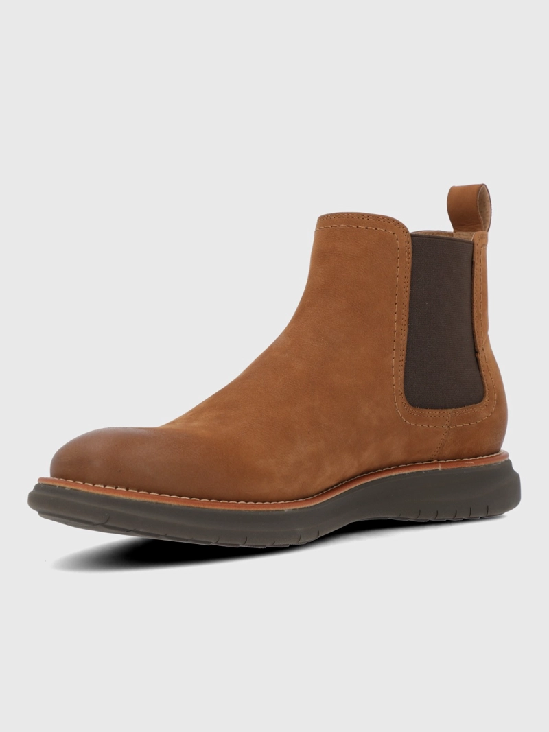 BOTIN CUERO HOMBRE VALMOR CAFE  HUSH PUPPIES - 6