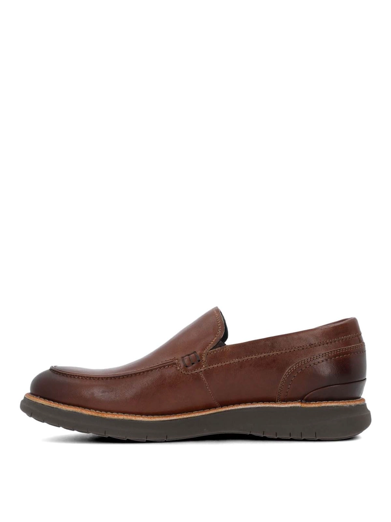 MOCASIN CUERO HOMBRE SAMAR CAFE  HUSH PUPPIES - 5