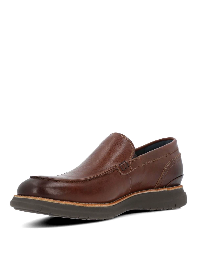 MOCASIN CUERO HOMBRE SAMAR CAFE  HUSH PUPPIES - 6