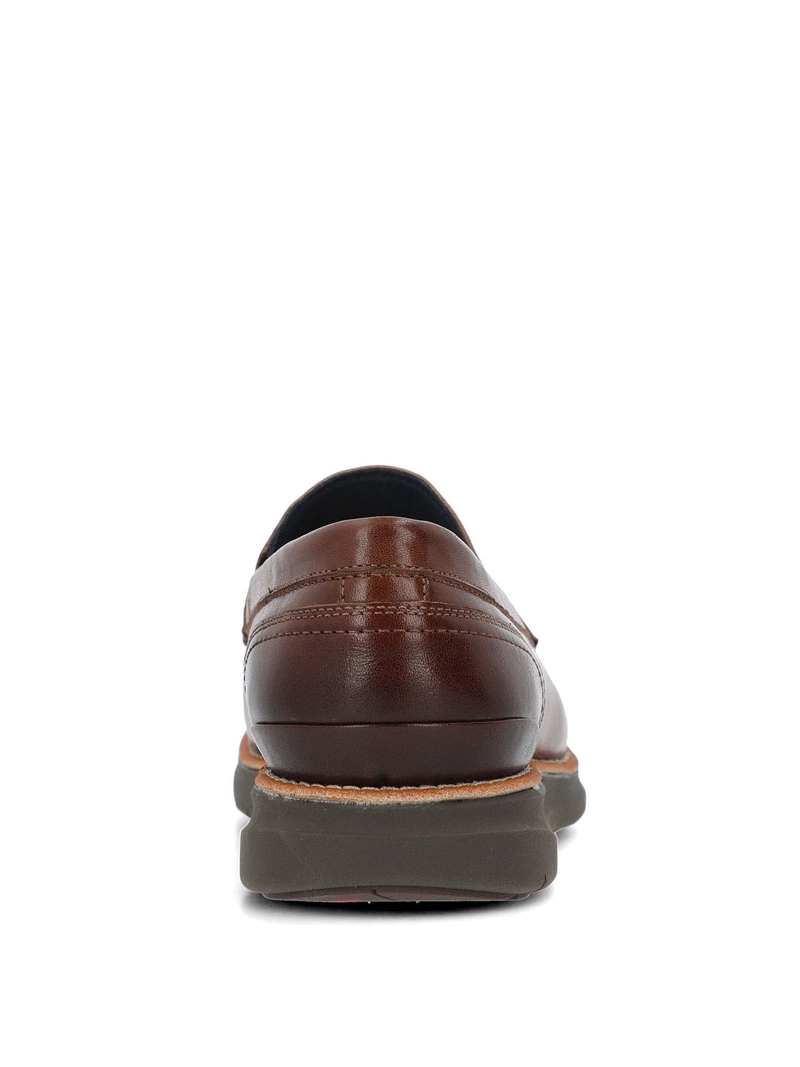 MOCASIN CUERO HOMBRE SAMAR CAFE  HUSH PUPPIES - 7