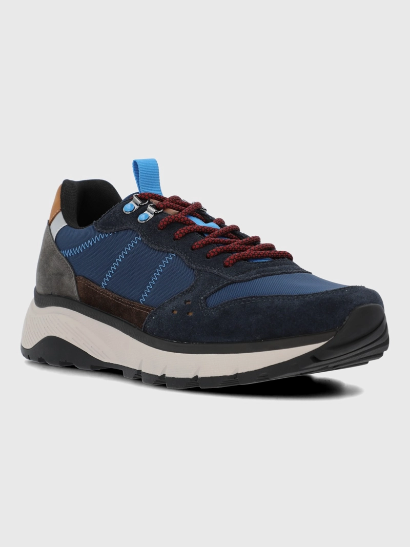 ZAPATILLA CUERO HOMBRE LUX AZUL HUSH PUPPIES - 1