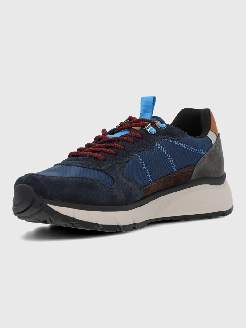 ZAPATILLA CUERO HOMBRE LUX AZUL HUSH PUPPIES - 6