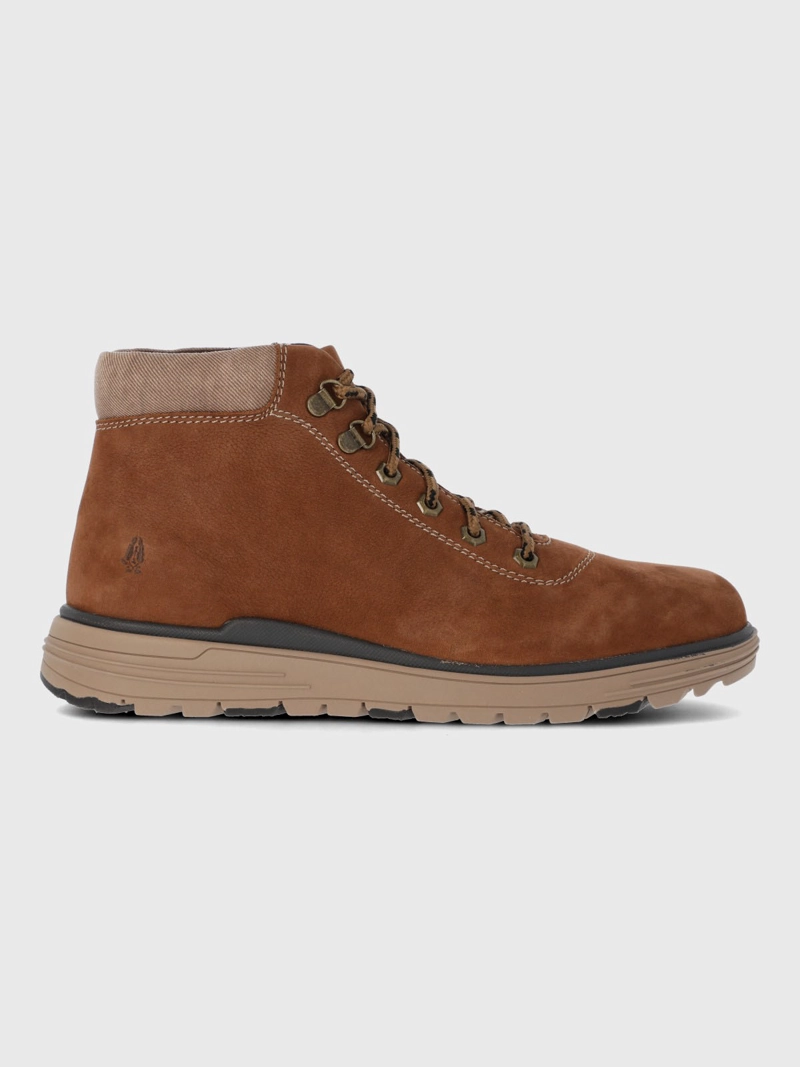 BOTIN CUERO HOMBRE JORANO CAFE  CLARO HUSH PUPPIES - 2
