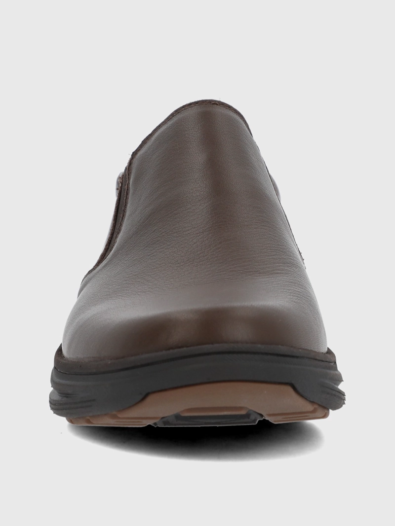 SLIP ON CUERO HOMBRE HUNT II CAFE  HUSH PUPPIES - 4