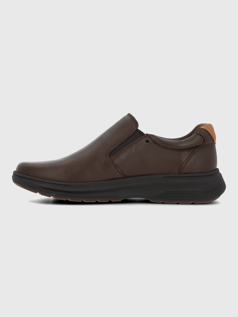 SLIP ON CUERO HOMBRE HUNT II CAFE  HUSH PUPPIES - 5