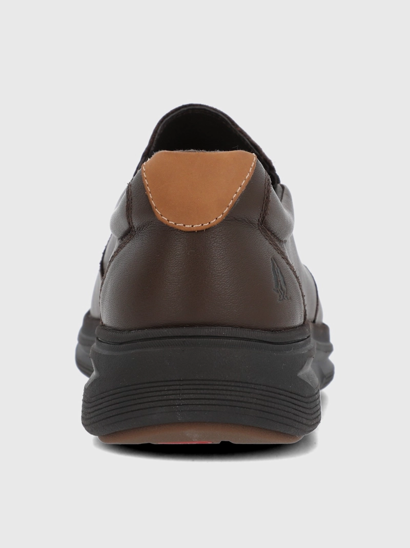 SLIP ON CUERO HOMBRE HUNT II CAFE  HUSH PUPPIES - 7
