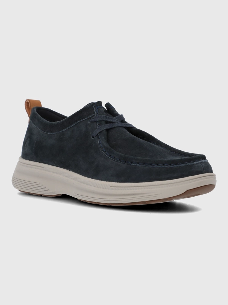 ZAPATO CUERO HOMBRE WALLS AZUL HUSH PUPPIES - 1