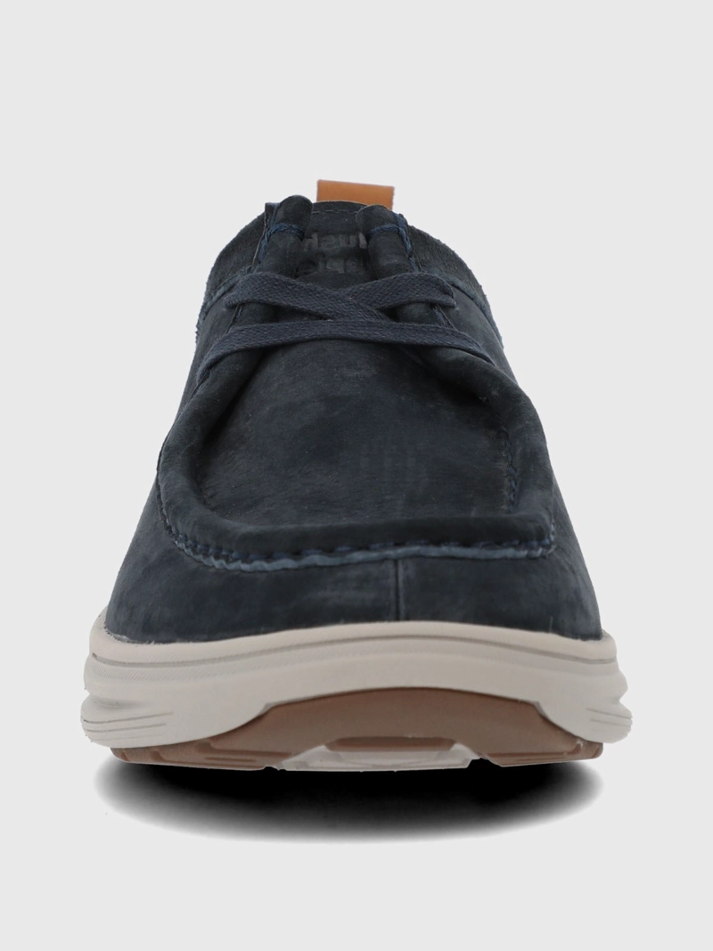 ZAPATO CUERO HOMBRE WALLS AZUL HUSH PUPPIES - 4