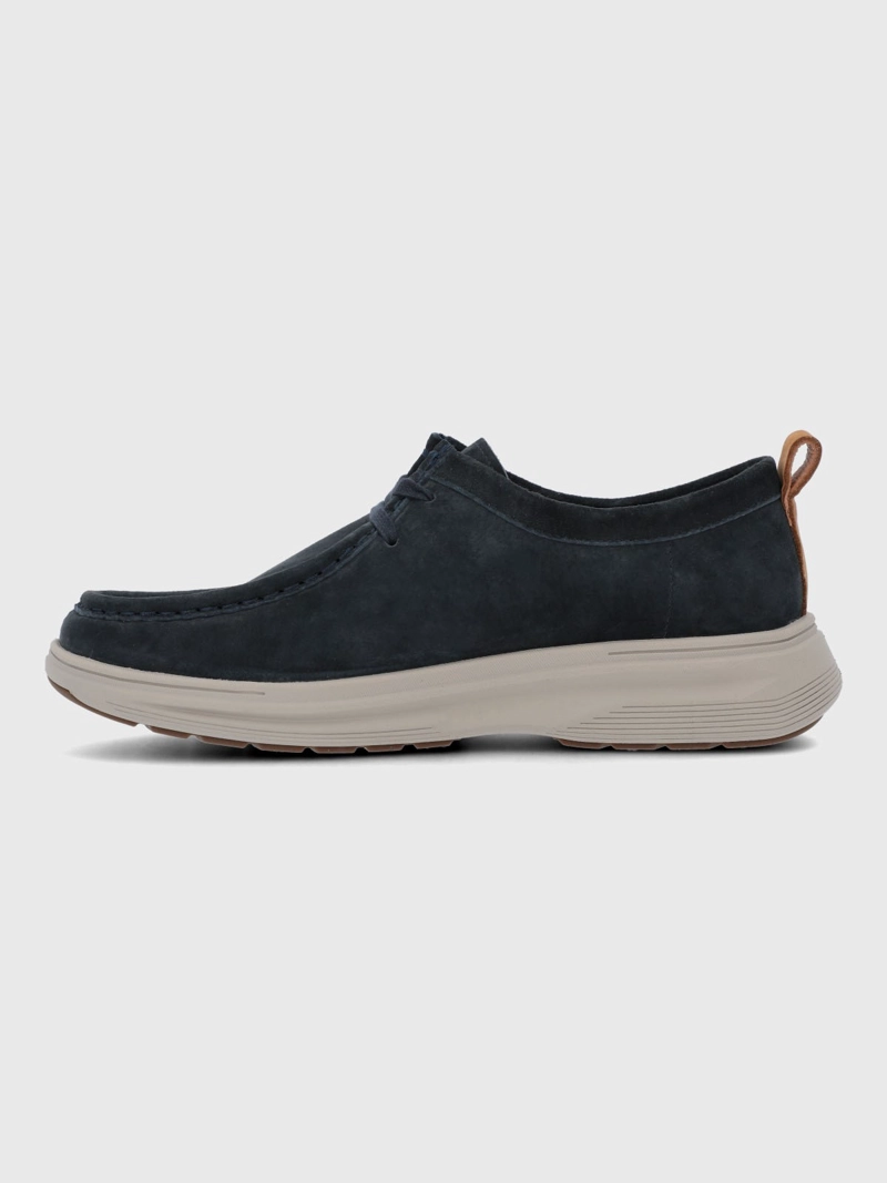 ZAPATO CUERO HOMBRE WALLS AZUL HUSH PUPPIES - 5