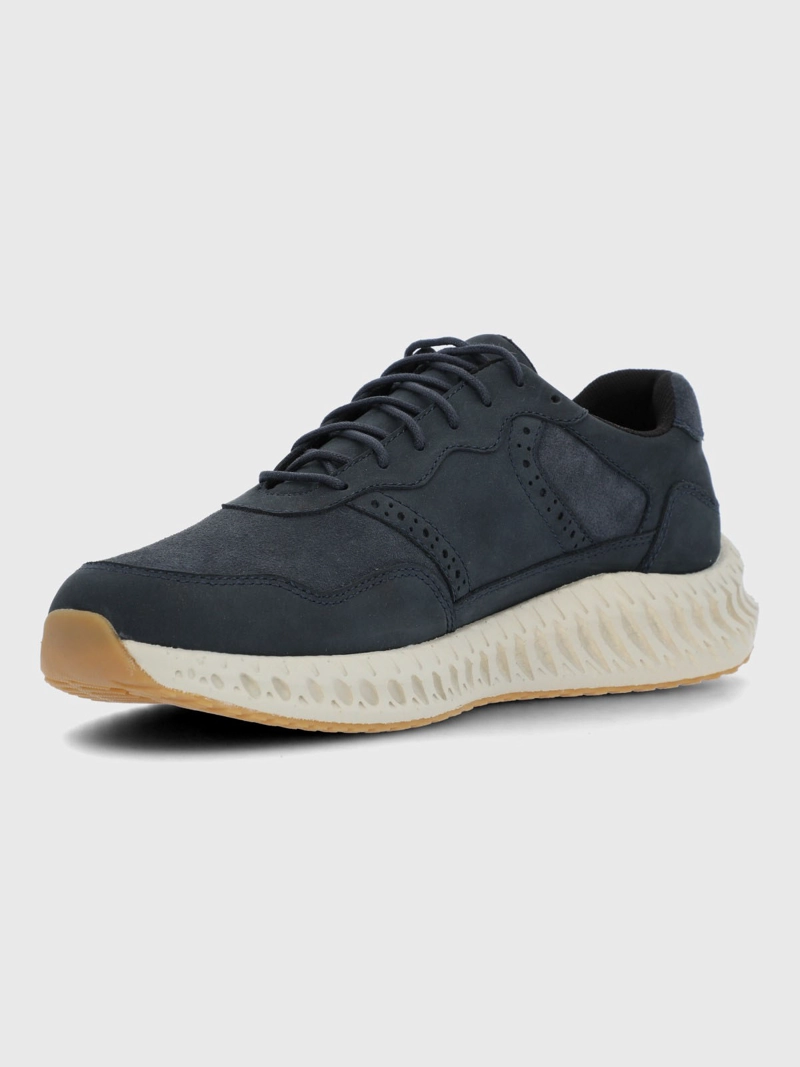 ZAPATILLA CUERO HOMBRE SPINAL BRIO AZUL HUSH PUPPIES - 6
