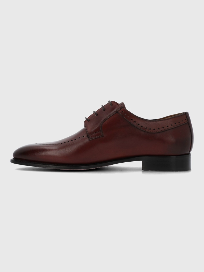 ZAPATO ITALIANO CUERO LETTO CAFE  HUSH PUPPIES - 5