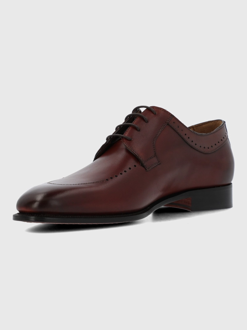 ZAPATO ITALIANO CUERO LETTO CAFE  HUSH PUPPIES - 6