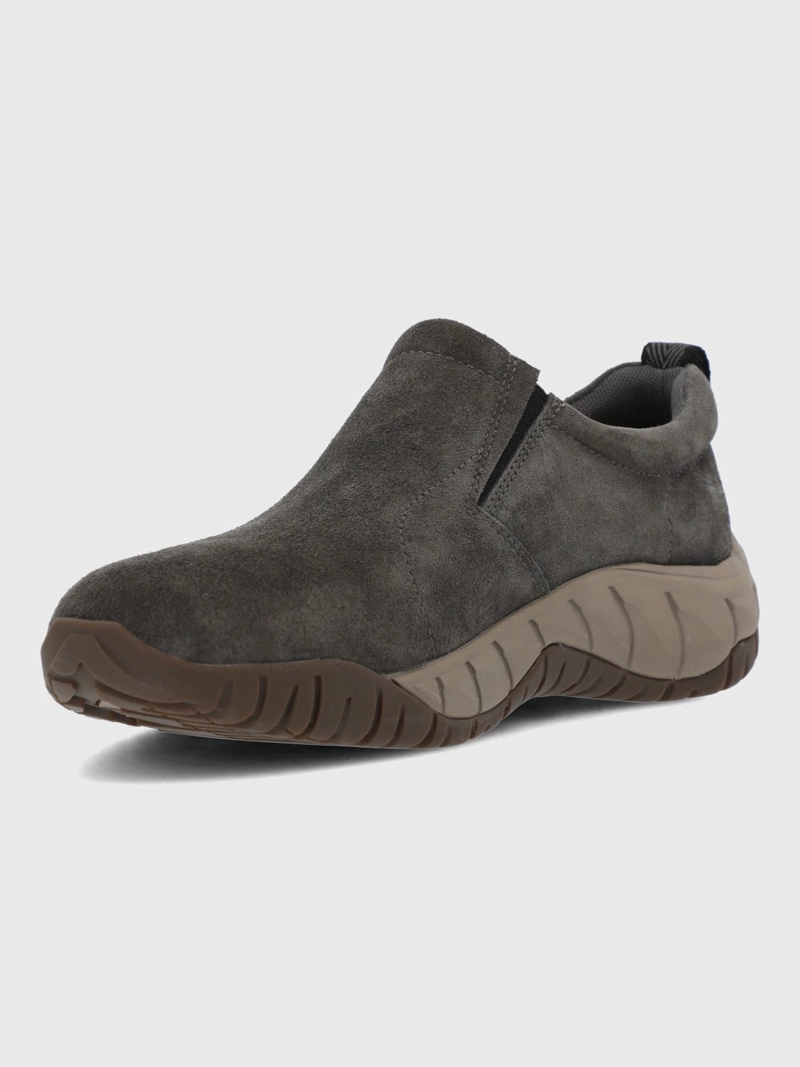 SLIP ON CUERO HOMBRE TORNNADO GRIS HUSH PUPPIES - 4