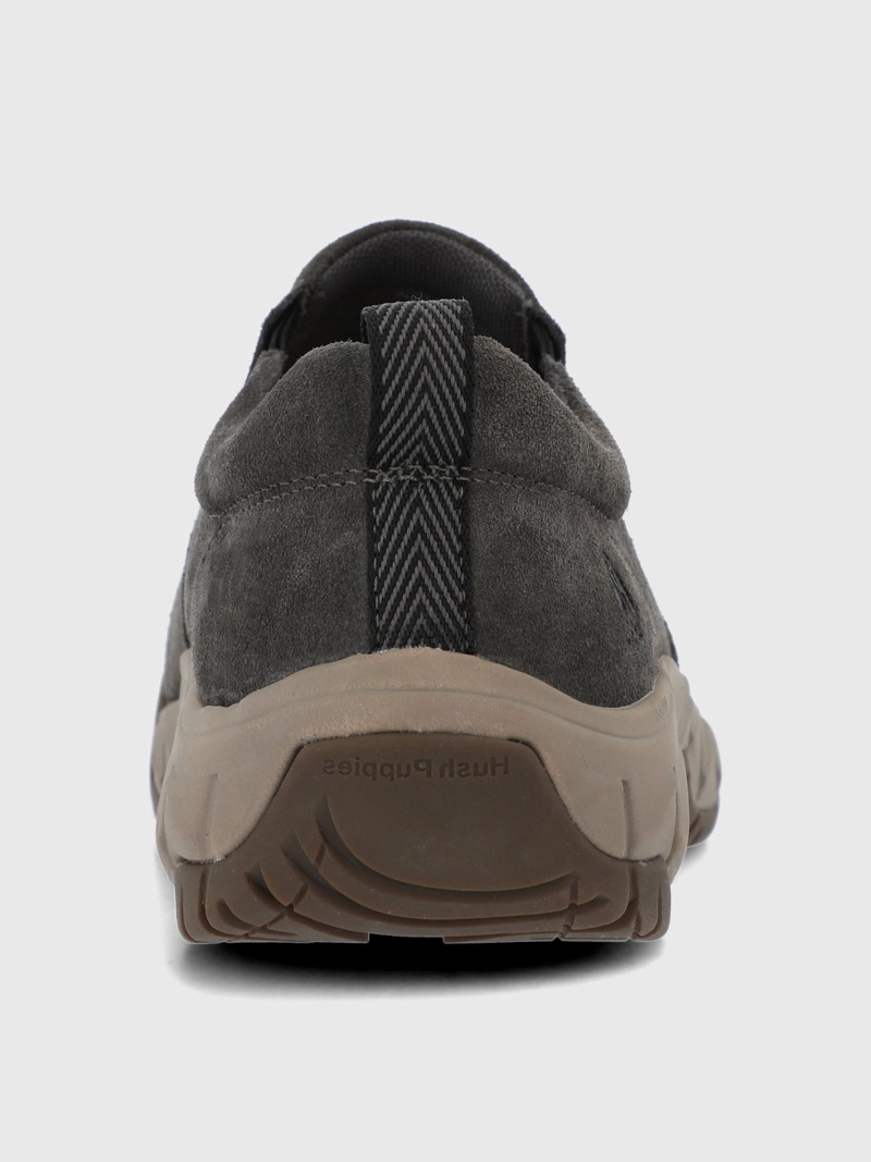 SLIP ON CUERO HOMBRE TORNNADO GRIS HUSH PUPPIES - 5