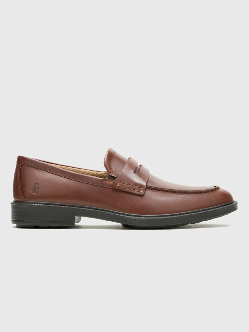 MOCASIN CUERO HOMBRE BANKER PENNY CAFE  HUSH PUPPIES - 2