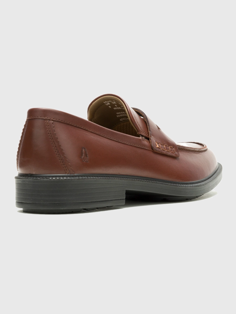 MOCASIN CUERO HOMBRE BANKER PENNY CAFE  HUSH PUPPIES - 4