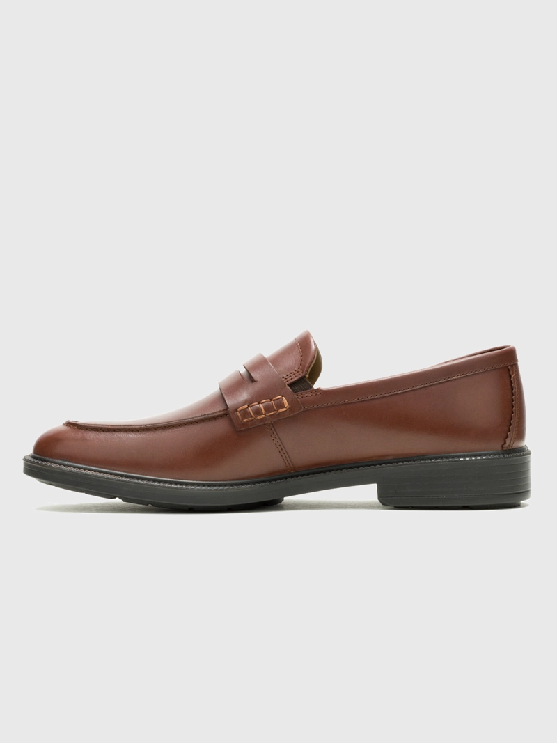 MOCASIN CUERO HOMBRE BANKER PENNY CAFE  HUSH PUPPIES - 5