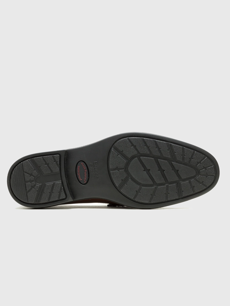 MOCASIN CUERO HOMBRE BANKER PENNY CAFE  HUSH PUPPIES - 6