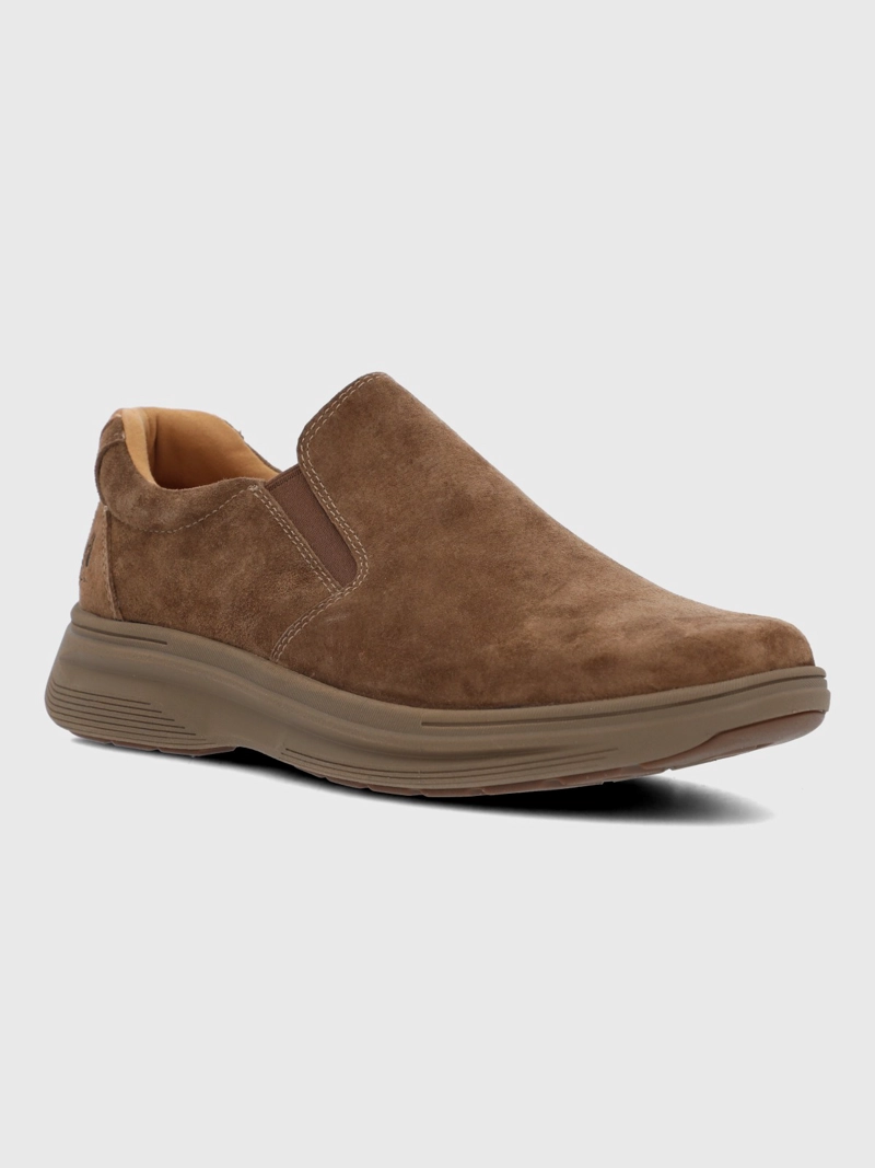 SLIP ON CUERO HOMBRE HUNT II CAFE  HUSH PUPPIES - 1