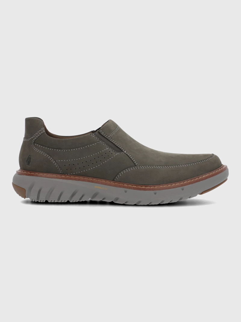SLIP ON CUERO HOMBRE SMART SLOP GREY HUSH PUPPIES - 2