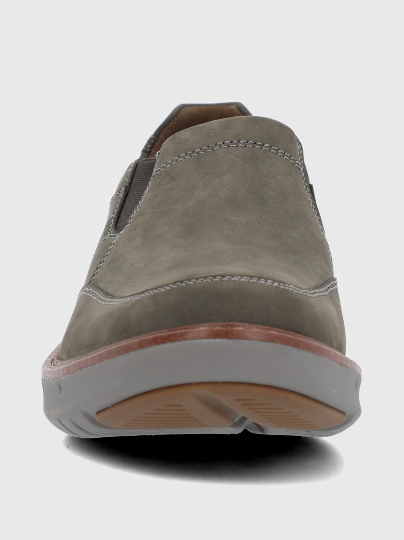 SLIP ON CUERO HOMBRE SMART SLOP GREY HUSH PUPPIES - 4