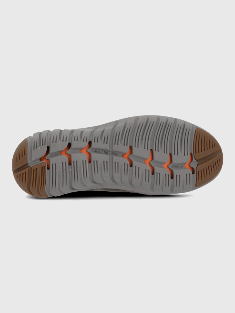 SLIP ON CUERO HOMBRE SMART SLOP GREY HUSH PUPPIES - 8