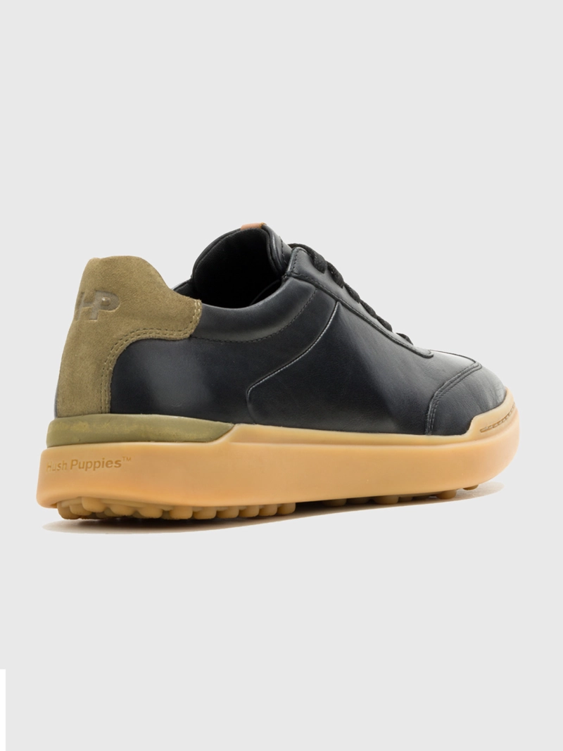 ZAPATILLA CUERO HOMBRE WES CAP TOE NEGRA HUSH PUPPIES - 4